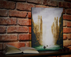 Productafbeelding Heer der Ringen - Argonath muurschildering met licht