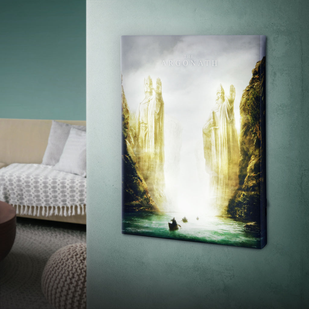 Productafbeelding Heer der Ringen - Argonath muurschildering met licht