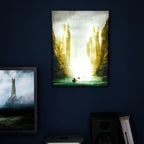 Productafbeelding Heer der Ringen - Argonath muurschildering met licht