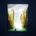 Productafbeelding Heer der Ringen - Argonath muurschildering met licht