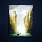Productafbeelding Heer der Ringen - Argonath muurschildering met licht
