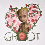 Productafbeelding Guardians of the Galaxy - Baby Groot Heart Dames T-shirt wit