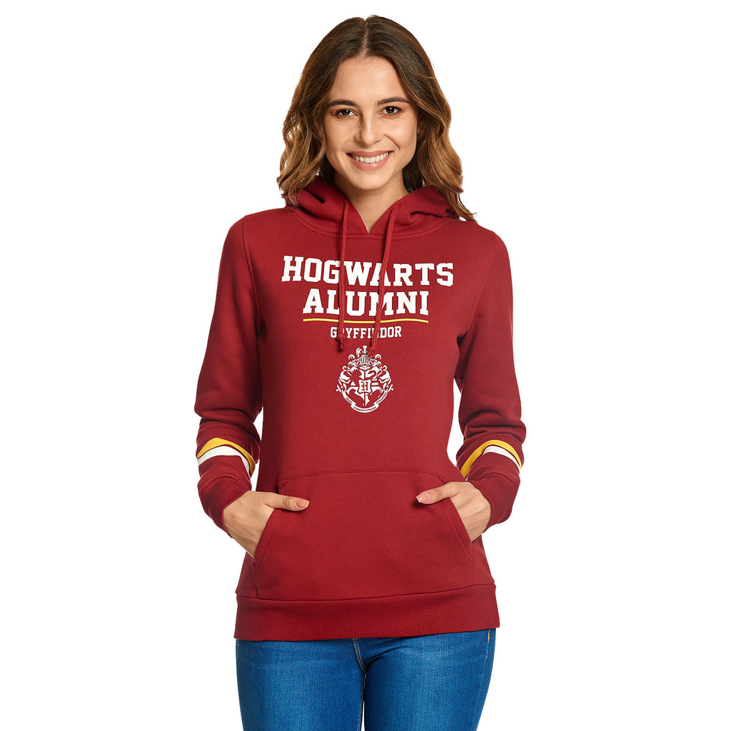 Productafbeelding Harry Potter - Gryffindor Hogwarts Alumni Hoodie Dames Rood
