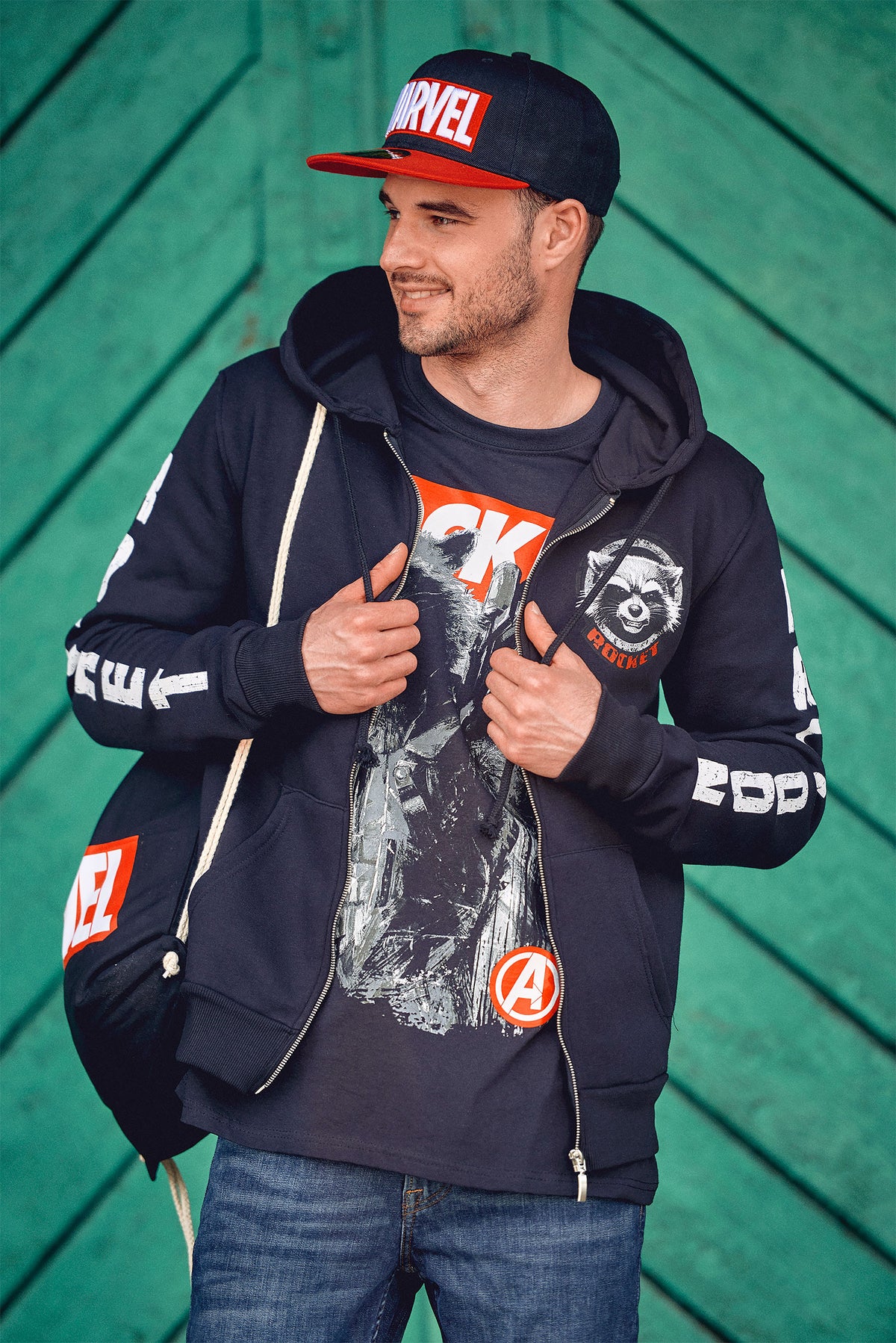 Productafbeelding Guardians of the Galaxy - Rocket Raccoon Hoodie zwart
