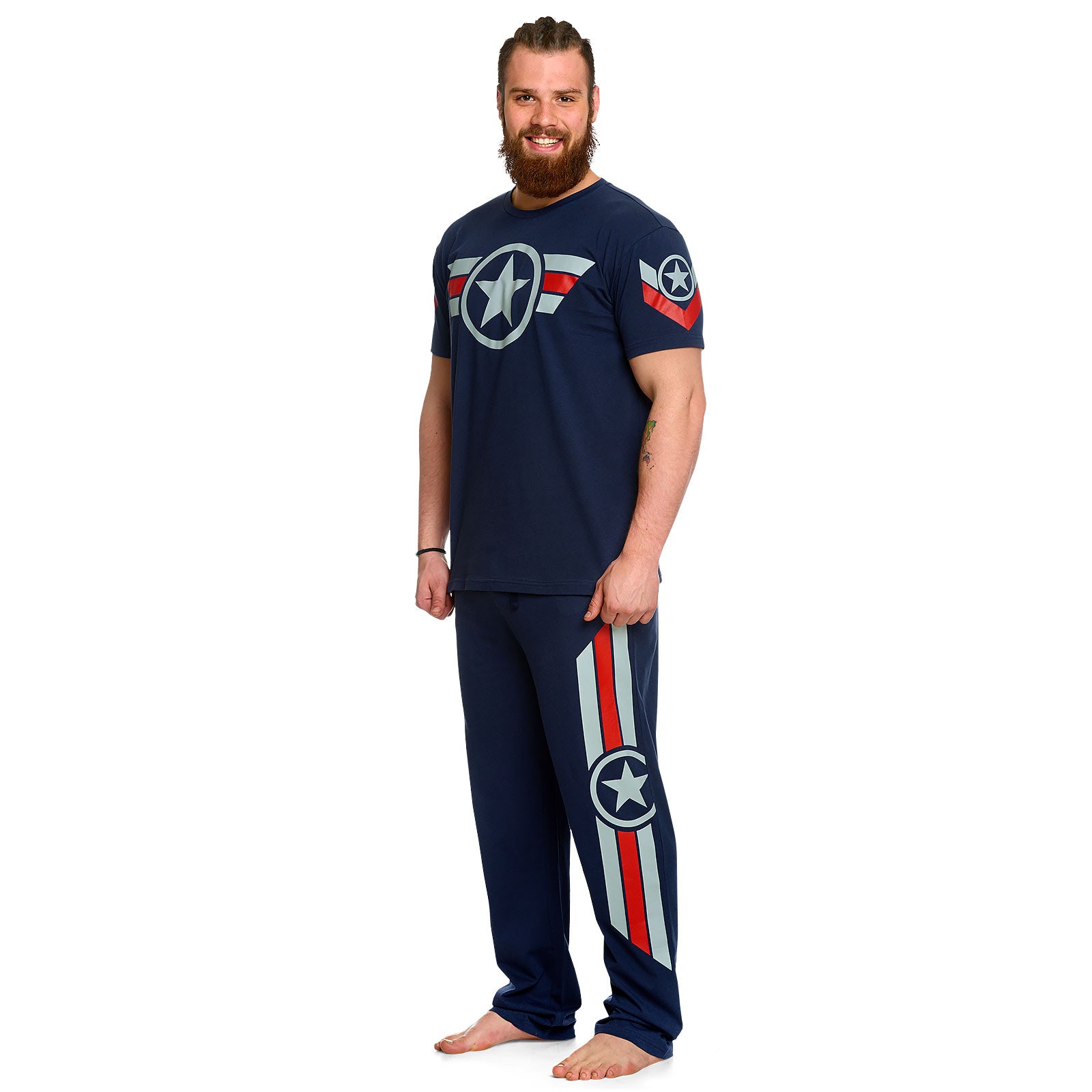 Productafbeelding Captain America - Soldaat Pyjama Heren