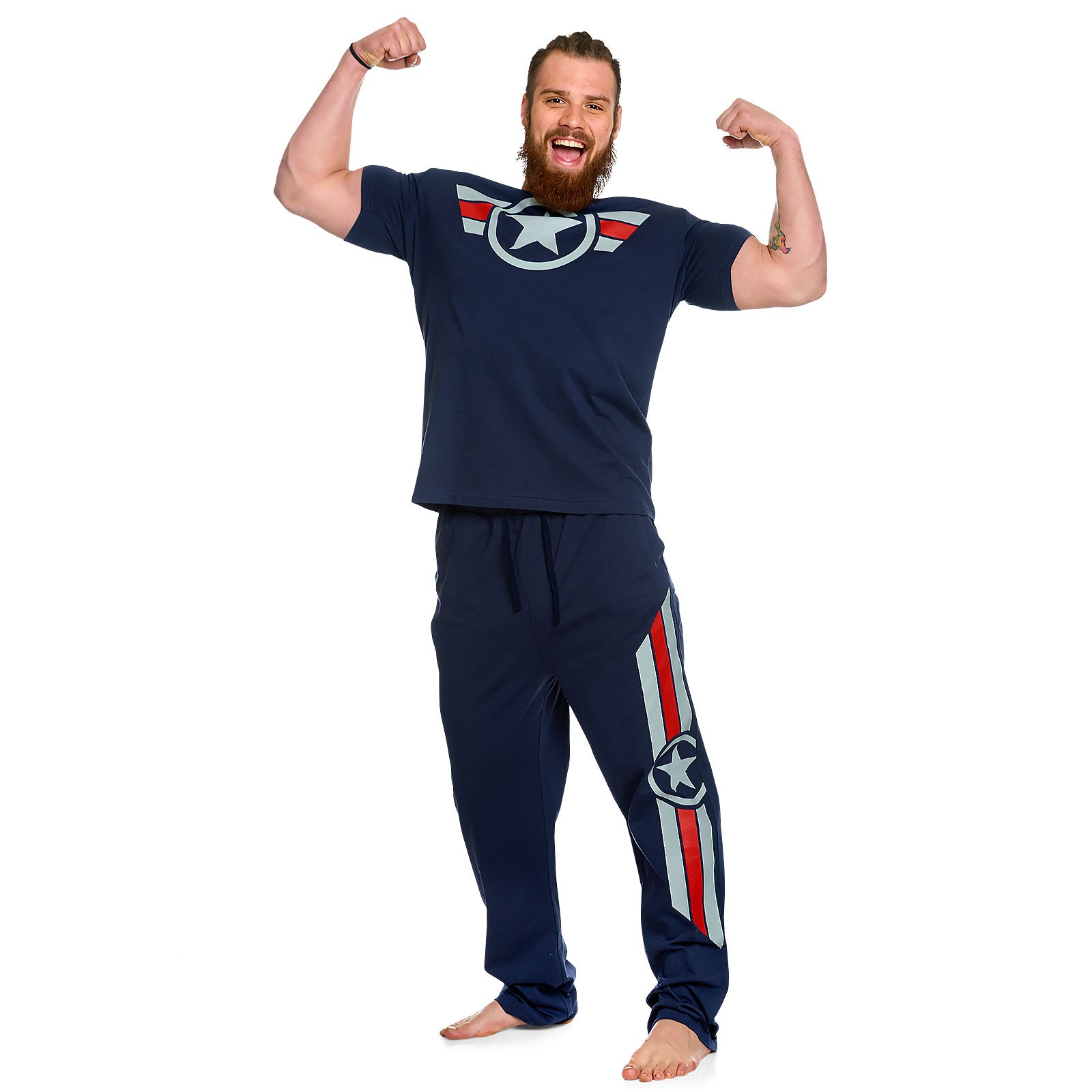 Productafbeelding Captain America - Soldaat Pyjama Heren