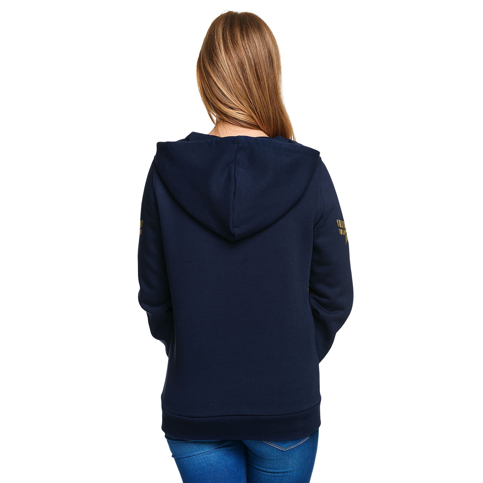 Productafbeelding Captain Marvel - Ster Logo Hoodie Dames Blauw