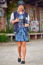 Productafbeelding Doctor Who - Floral Tardis Batik Mini Jurk