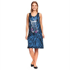 Productafbeelding Doctor Who - Floral Tardis Batik Mini Jurk