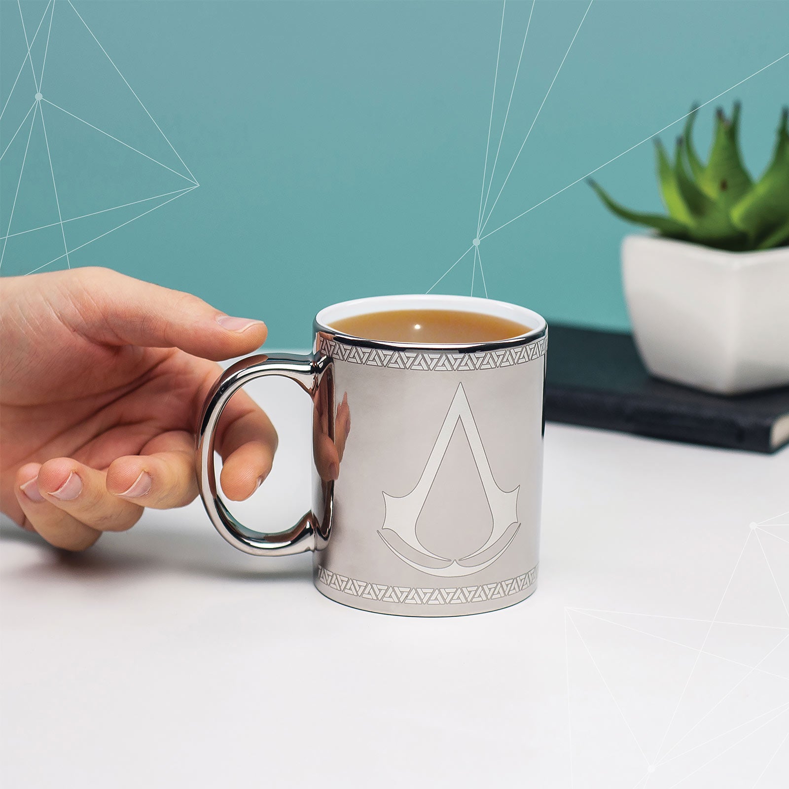 Productafbeelding Assassins Creed - Logo Metallic Mok