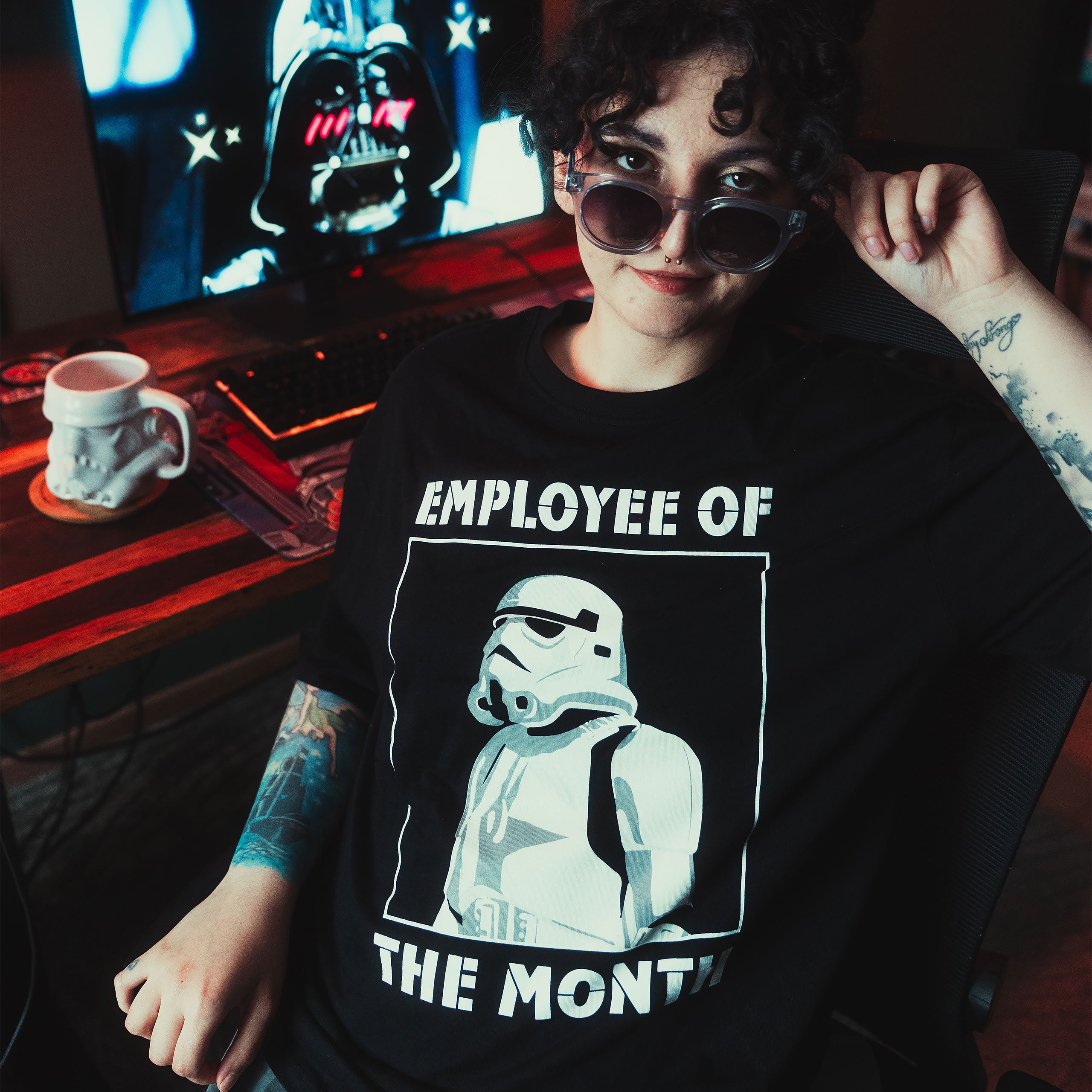 Productafbeelding Star Wars - Stormtrooper Werknemer van de Maand T-Shirt Zwart