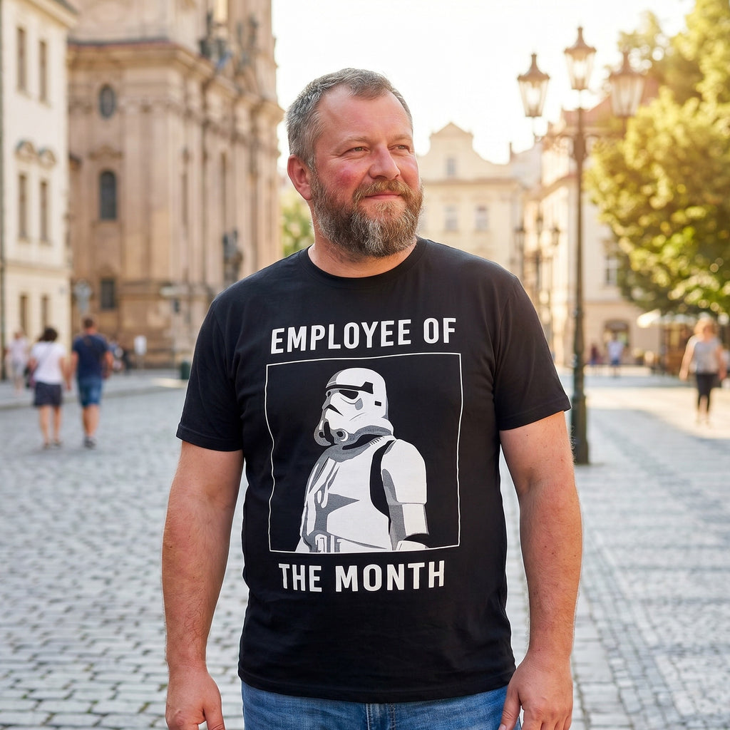 Productafbeelding Star Wars - Stormtrooper Werknemer van de Maand T-Shirt Zwart