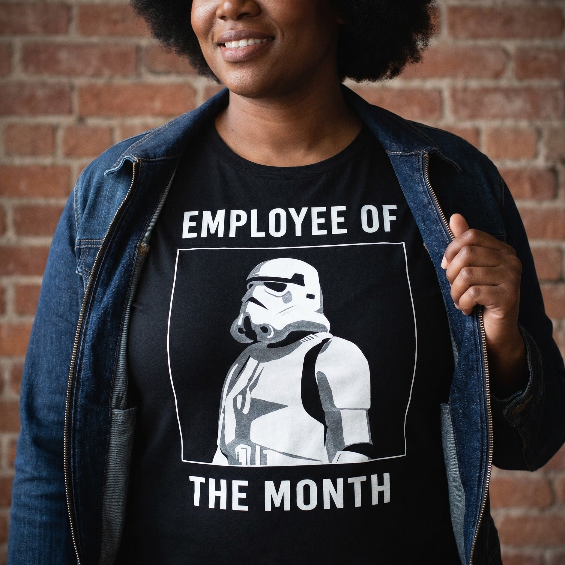 Productafbeelding Star Wars - Stormtrooper Werknemer van de Maand T-Shirt Zwart