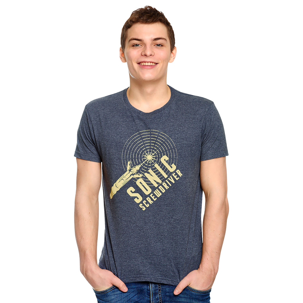Productafbeelding Doctor Who - Sonic Screwdriver T-shirt blauw