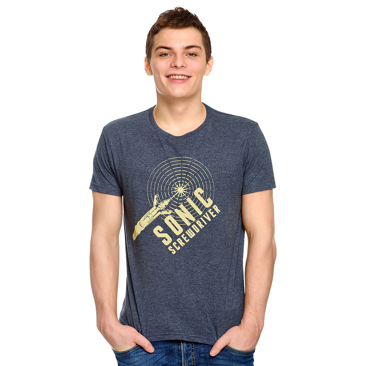 Productafbeelding Doctor Who - Sonic Screwdriver T-shirt blauw