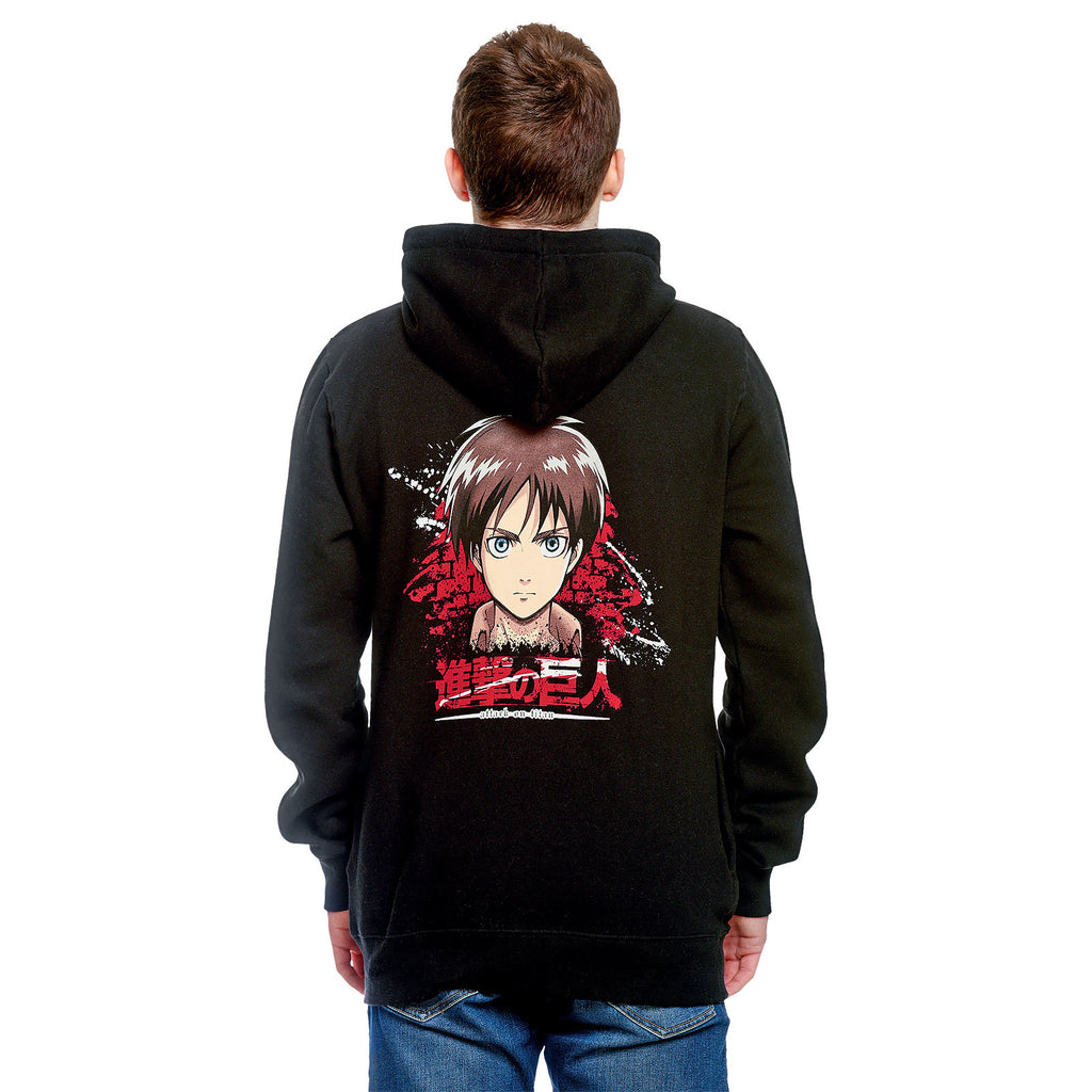 Productafbeelding Attack on Titan - Eren Jaeger Hoodie zwart