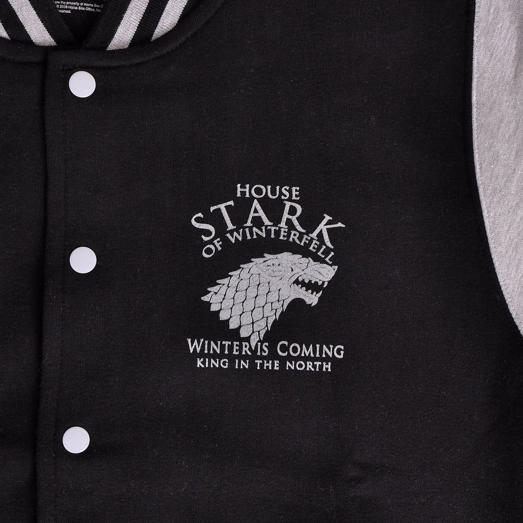 Productafbeelding Game of Thrones - House Stark College Jas zwart-grijs