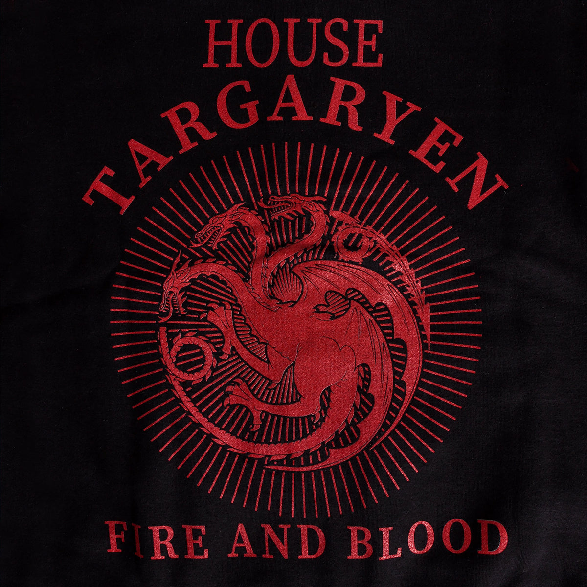 Productafbeelding Game of Thrones - Huis Targaryen Collegejasje zwart-rood