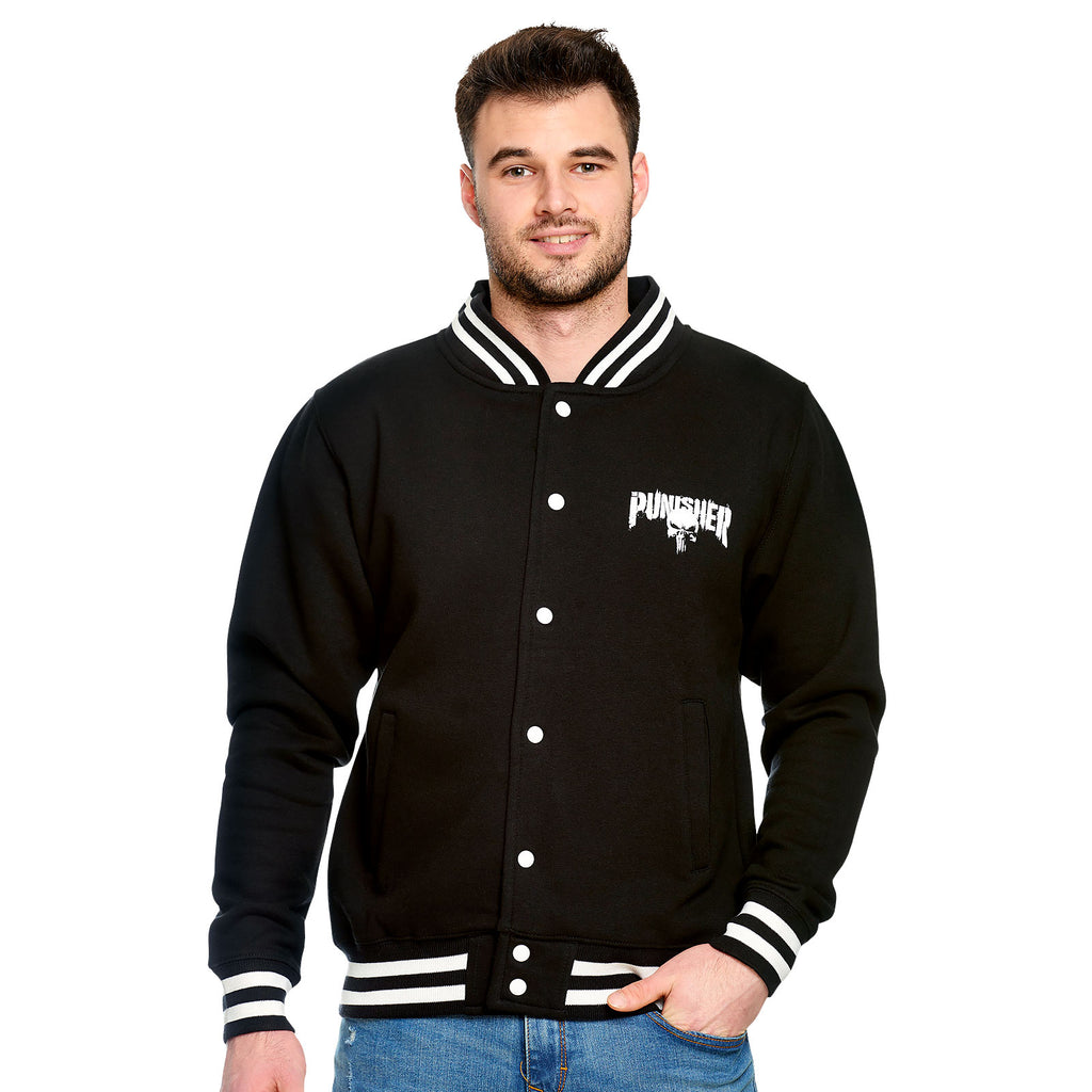 Productafbeelding Punisher - Blood Skull College Jas zwart-wit