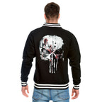 Productafbeelding Punisher - Blood Skull College Jas zwart-wit
