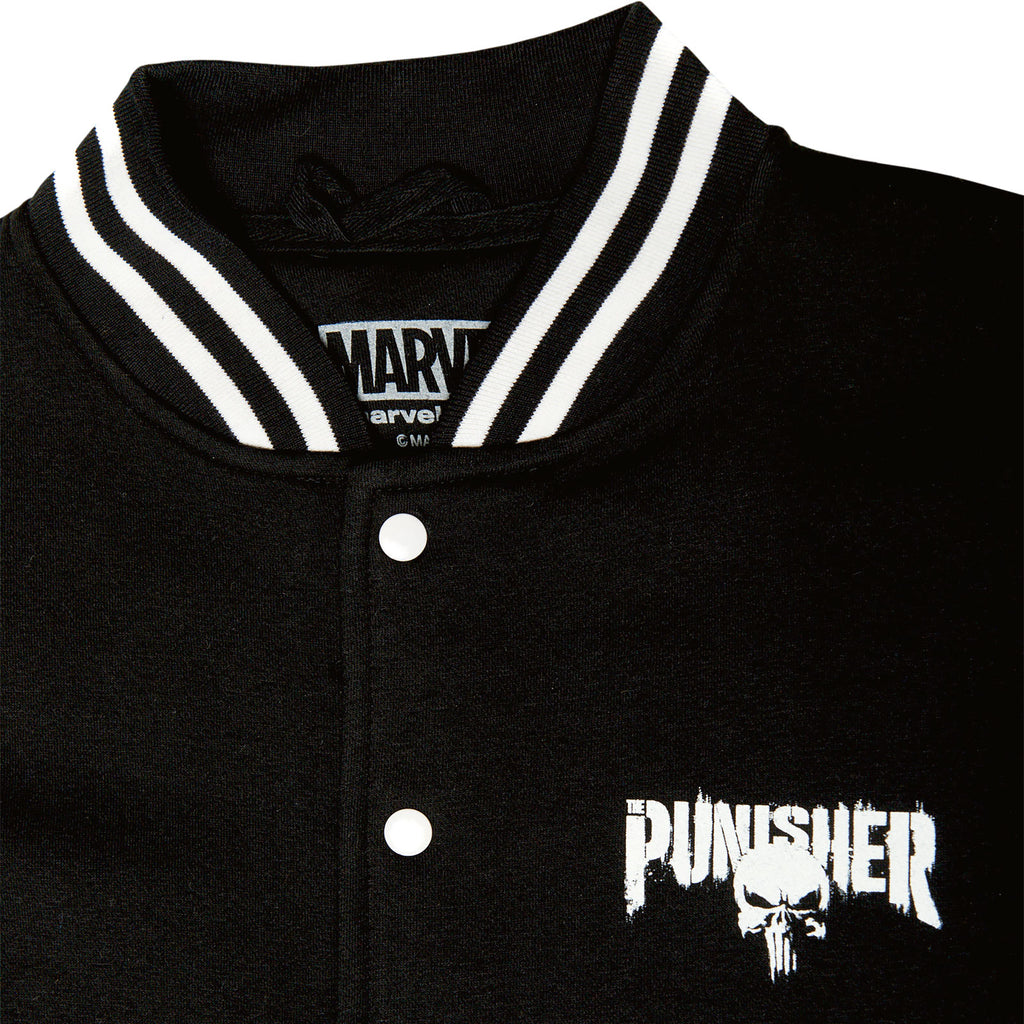 Productafbeelding Punisher - Blood Skull College Jas zwart-wit