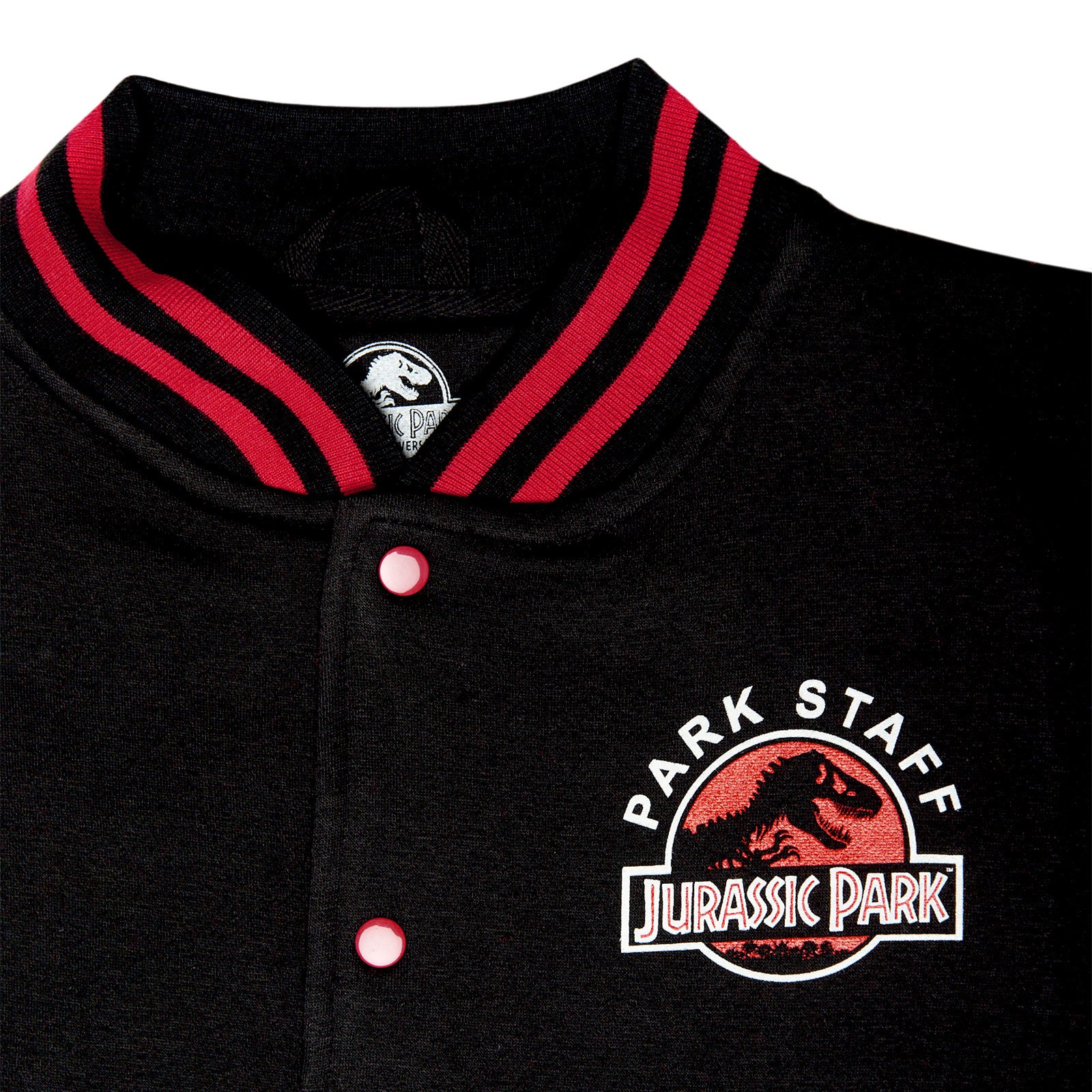 Productafbeelding Jurassic Park - Park Staff College Jacket zwart-rood