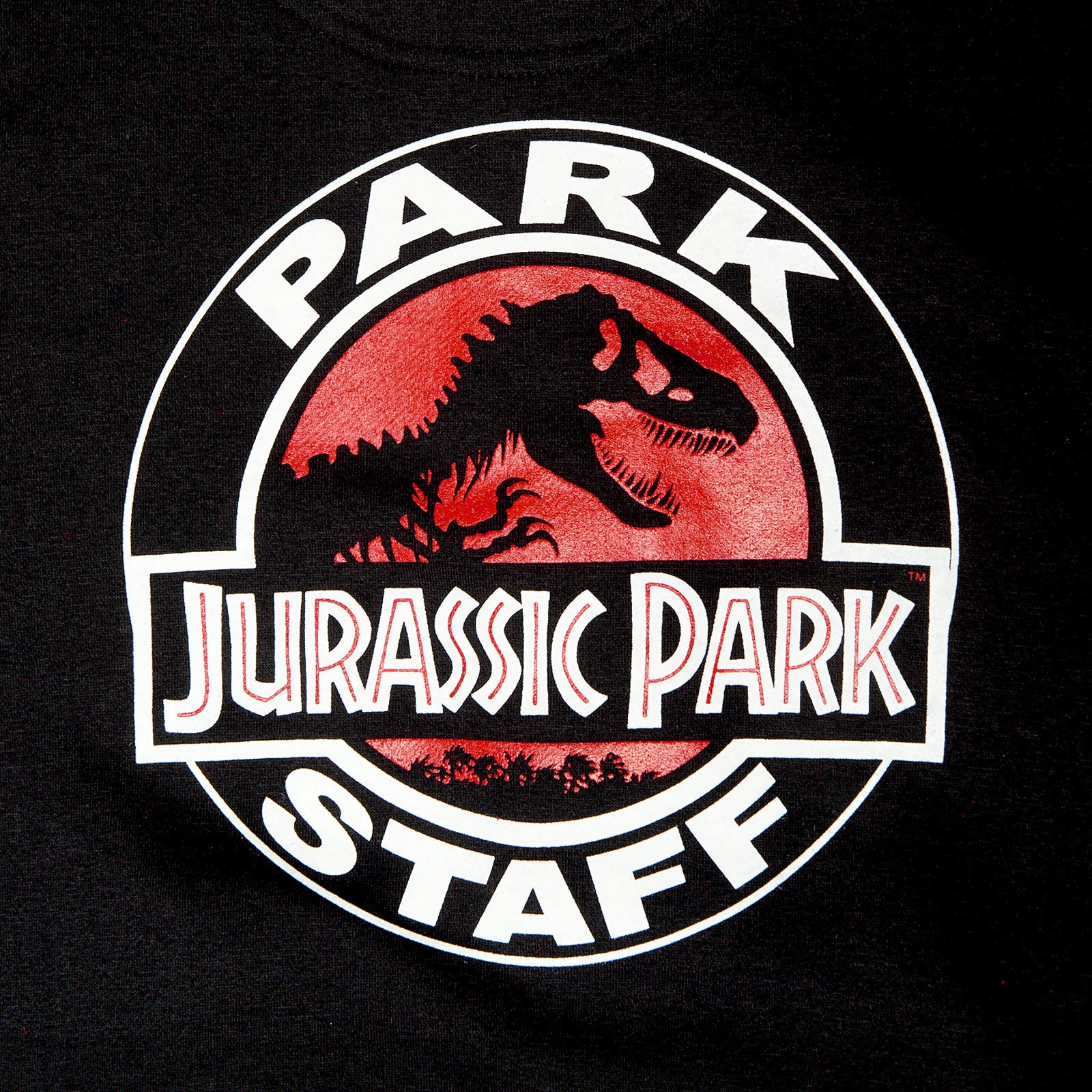 Productafbeelding Jurassic Park - Park Staff College Jacket zwart-rood