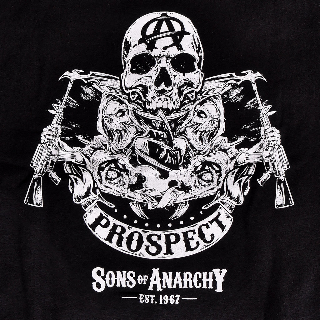 Productafbeelding Sons of Anarchy - Reaper & Prospect College Jas zwart-wit