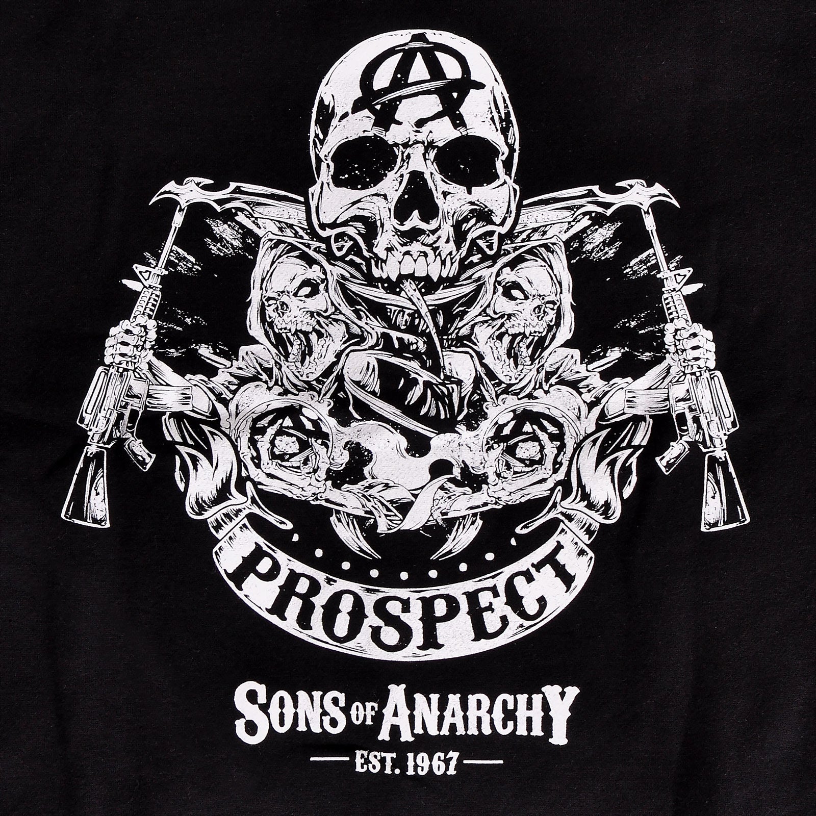 Productafbeelding Sons of Anarchy - Reaper & Prospect College Jas zwart-wit