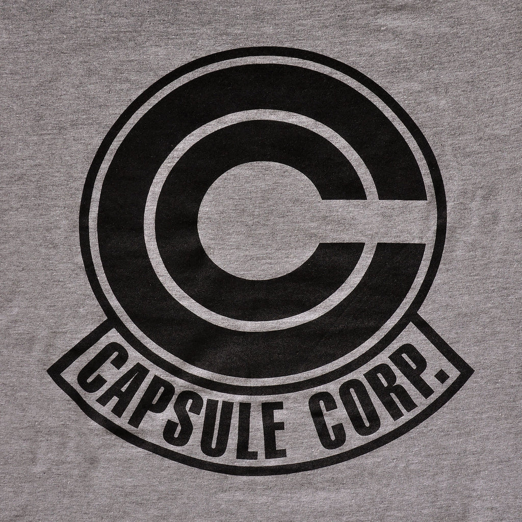Productafbeelding Dragon Ball Z - Capsule Corporation Logo T-shirt grijs