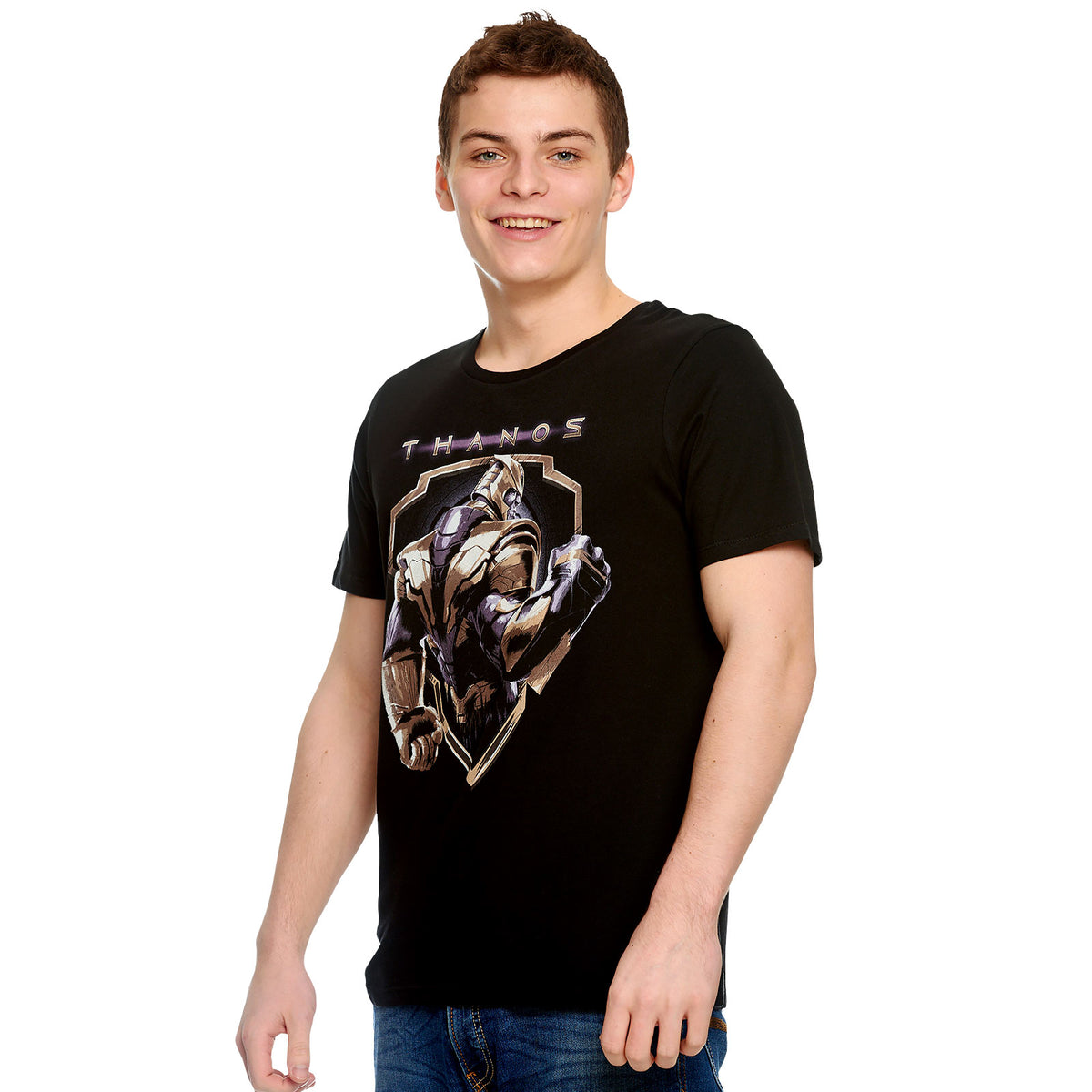 Productafbeelding Avengers - Thanos Crest T-shirt zwart