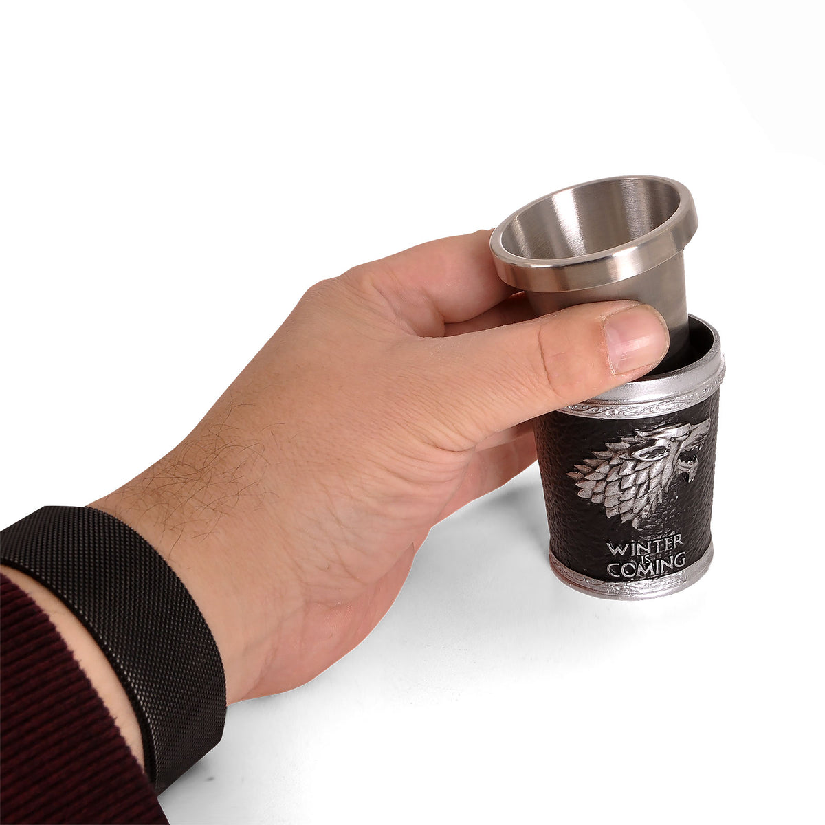 Productafbeelding Game of Thrones - Huis Stark Wapen Shot Glas