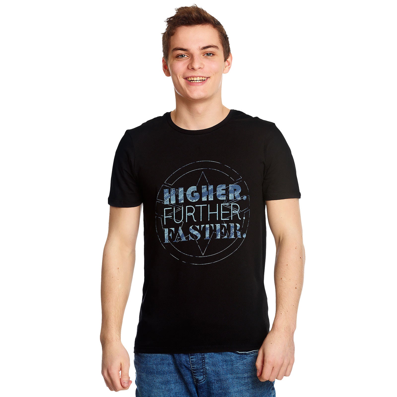 Product image Captain Marvel - Higher Further Faster T-Shirt black