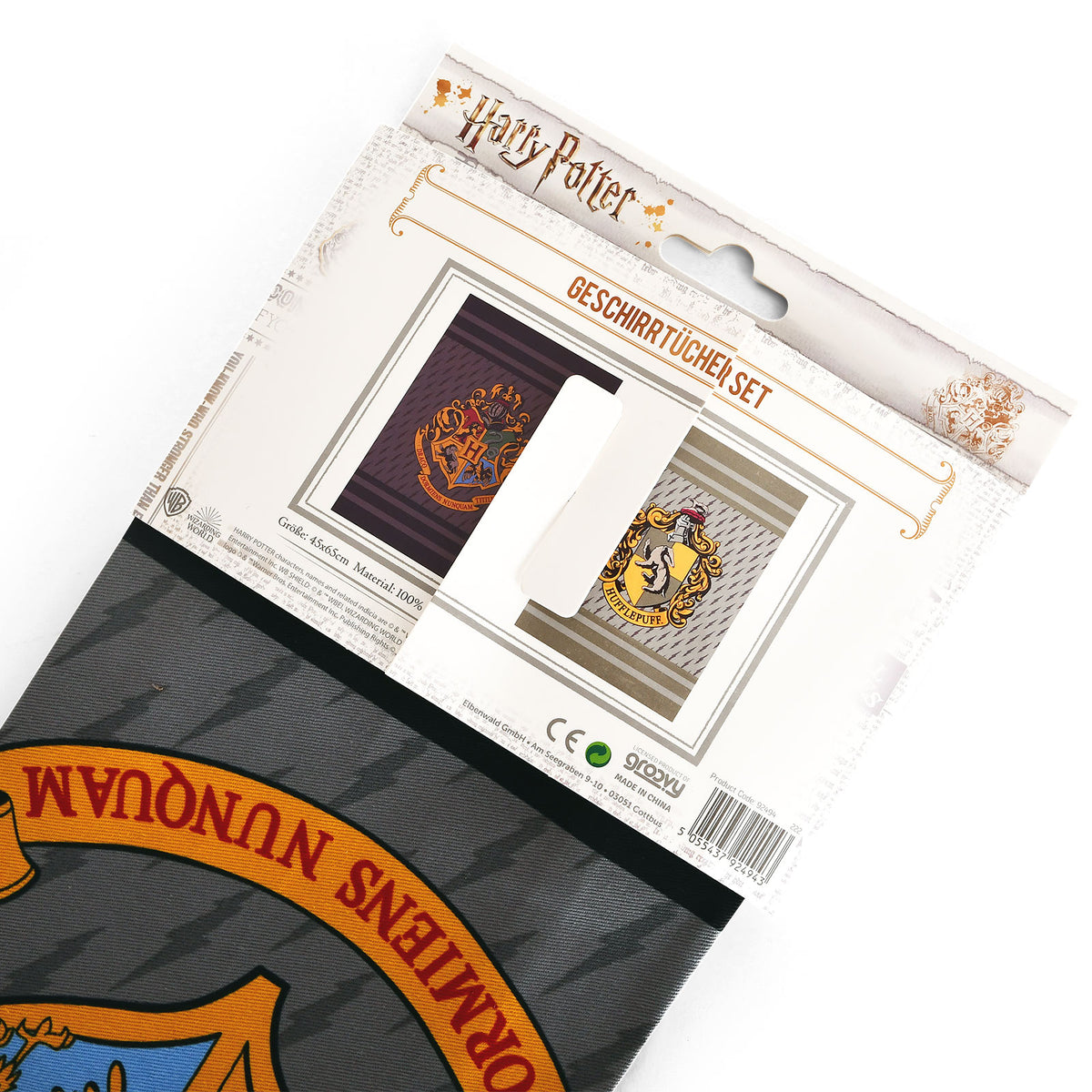 Productafbeelding Harry Potter - Hufflepuff & Hogwarts Theedoeken Set