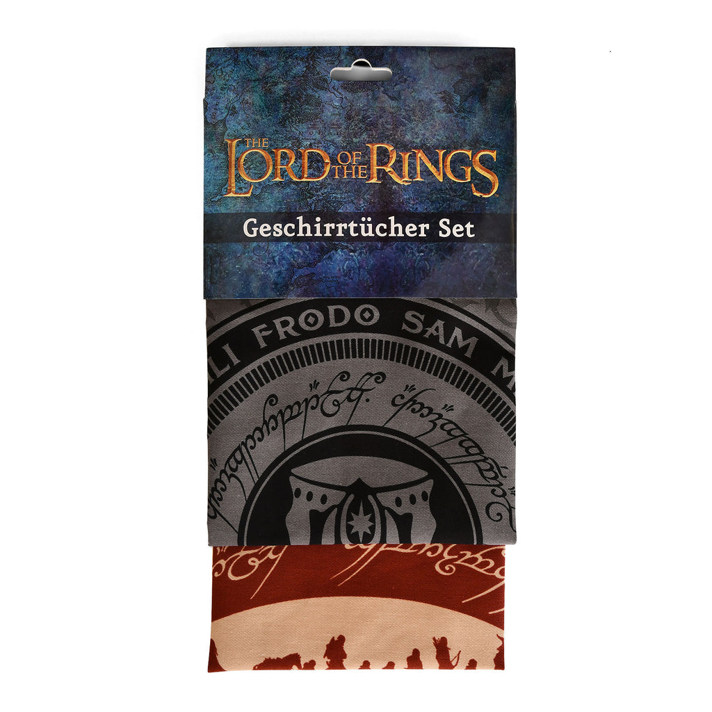 Productafbeelding Heer der Ringen - De Ene Ring Theedoeken Set