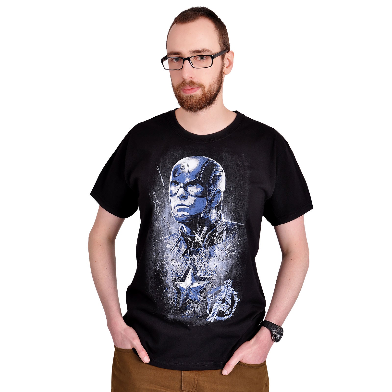 Productafbeelding Avengers - Captain America Endgame T-Shirt zwart