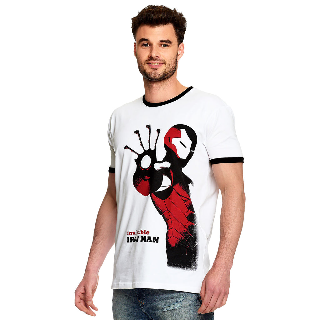 Productafbeelding Avengers - Onoverwinnelijke Iron Man T-shirt wit