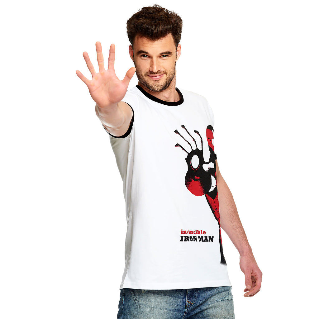 Productafbeelding Avengers - Onoverwinnelijke Iron Man T-shirt wit