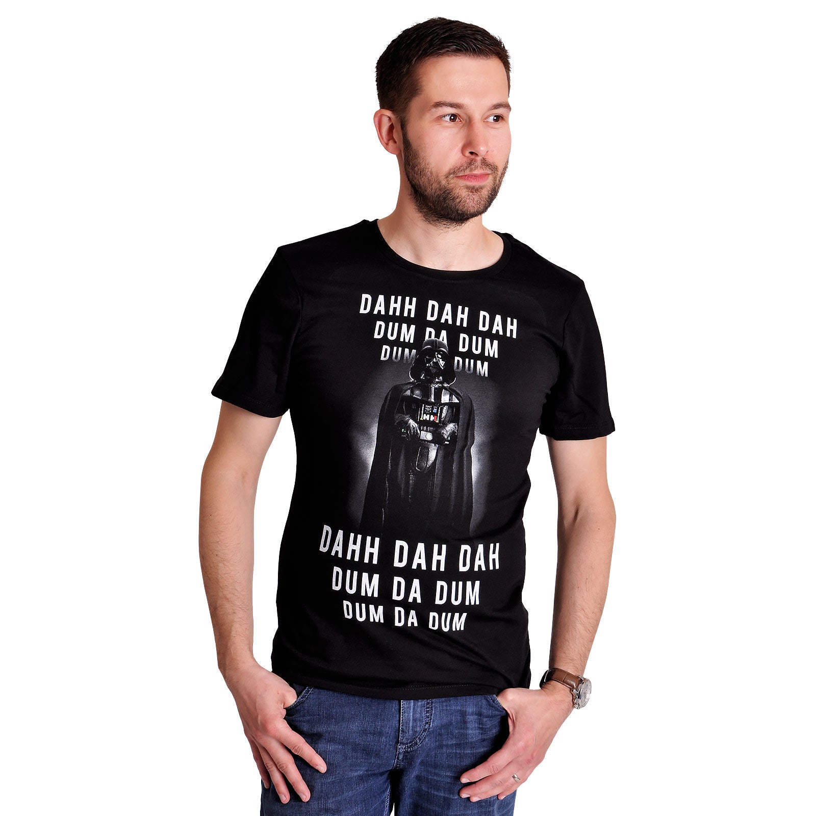 Productafbeelding Star Wars - Darth Vader Imperial March T-shirt zwart