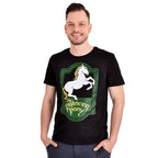 Productafbeelding Heer der Ringen - Dansend Paardje Logo T-Shirt zwart