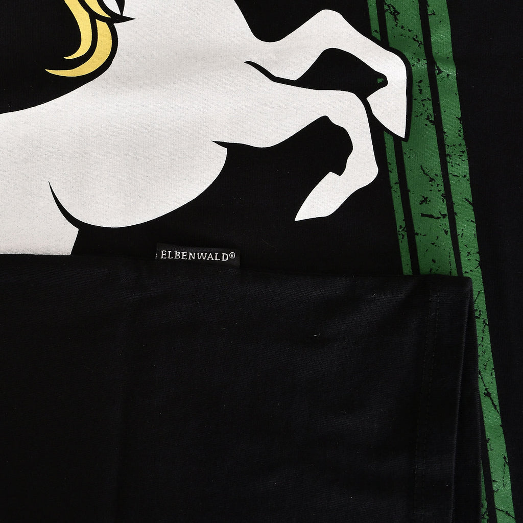 Productafbeelding Heer der Ringen - Dansend Paardje Logo T-Shirt zwart
