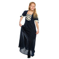 Productafbeelding Middeleeuws zomerjurkje kinderen blauw beige