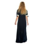 Productafbeelding Middeleeuws zomerjurkje kinderen blauw beige