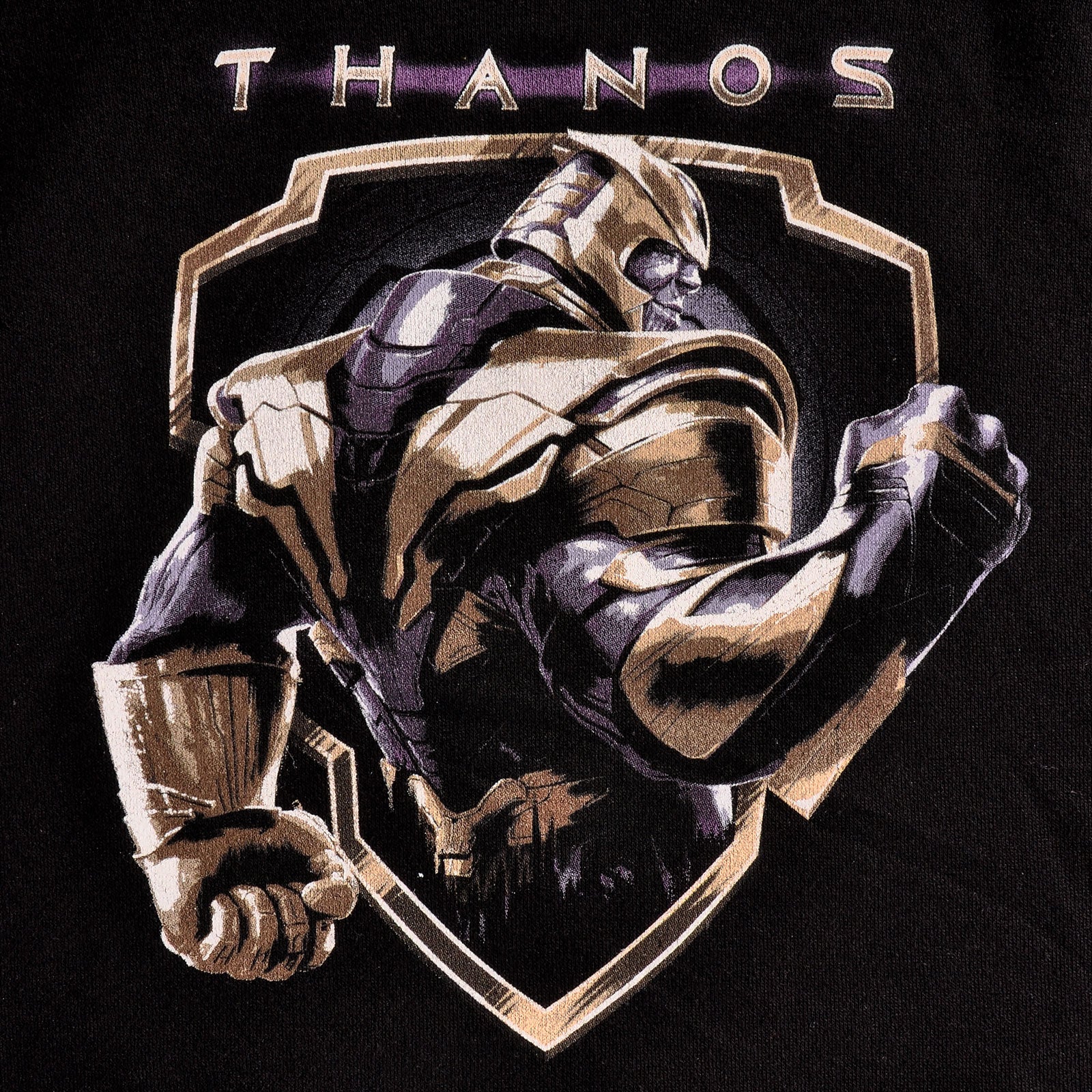 Productafbeelding Avengers - Thanos Crest Hoodie Zwart