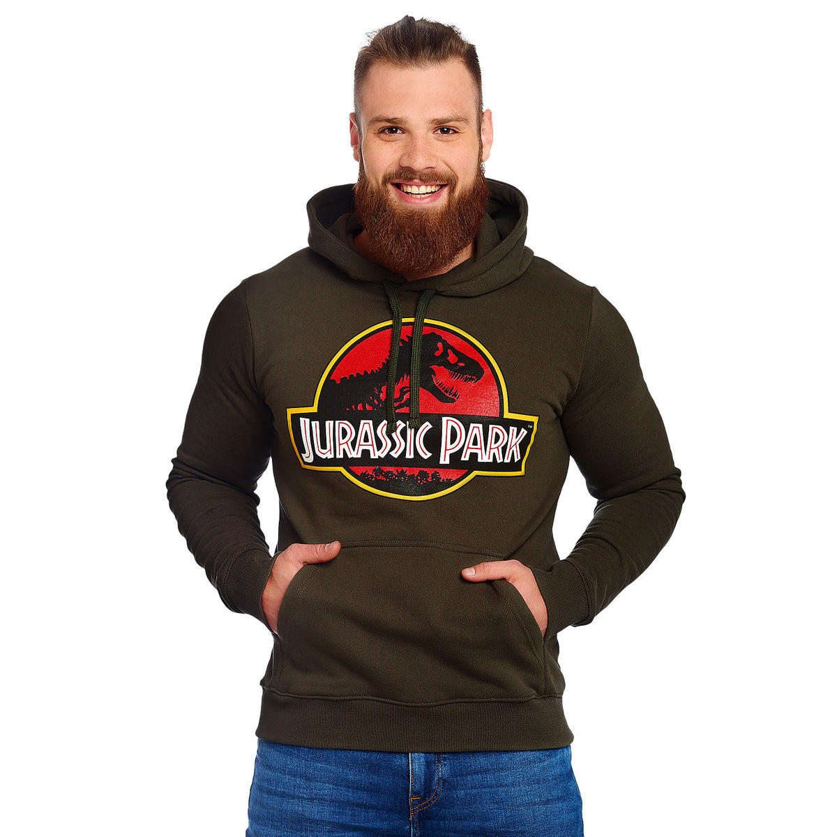 Productafbeelding Jurassic Park - Logo Hoodie groen