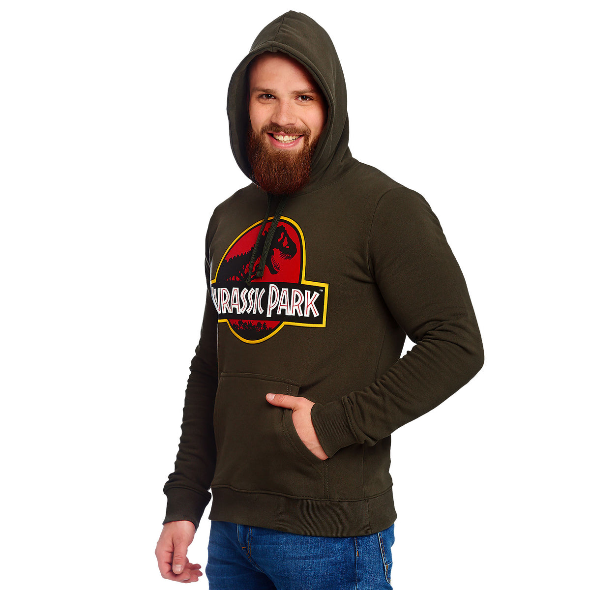 Productafbeelding Jurassic Park - Logo Hoodie groen