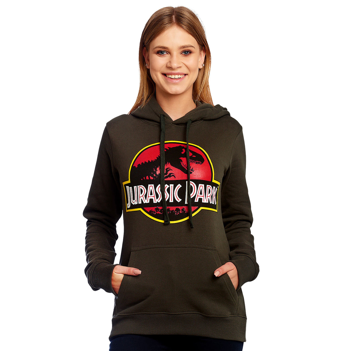 Productafbeelding Jurassic Park - Logo Hoodie groen