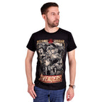 Productafbeelding Avengers - Become A Legend Poster T-Shirt zwart