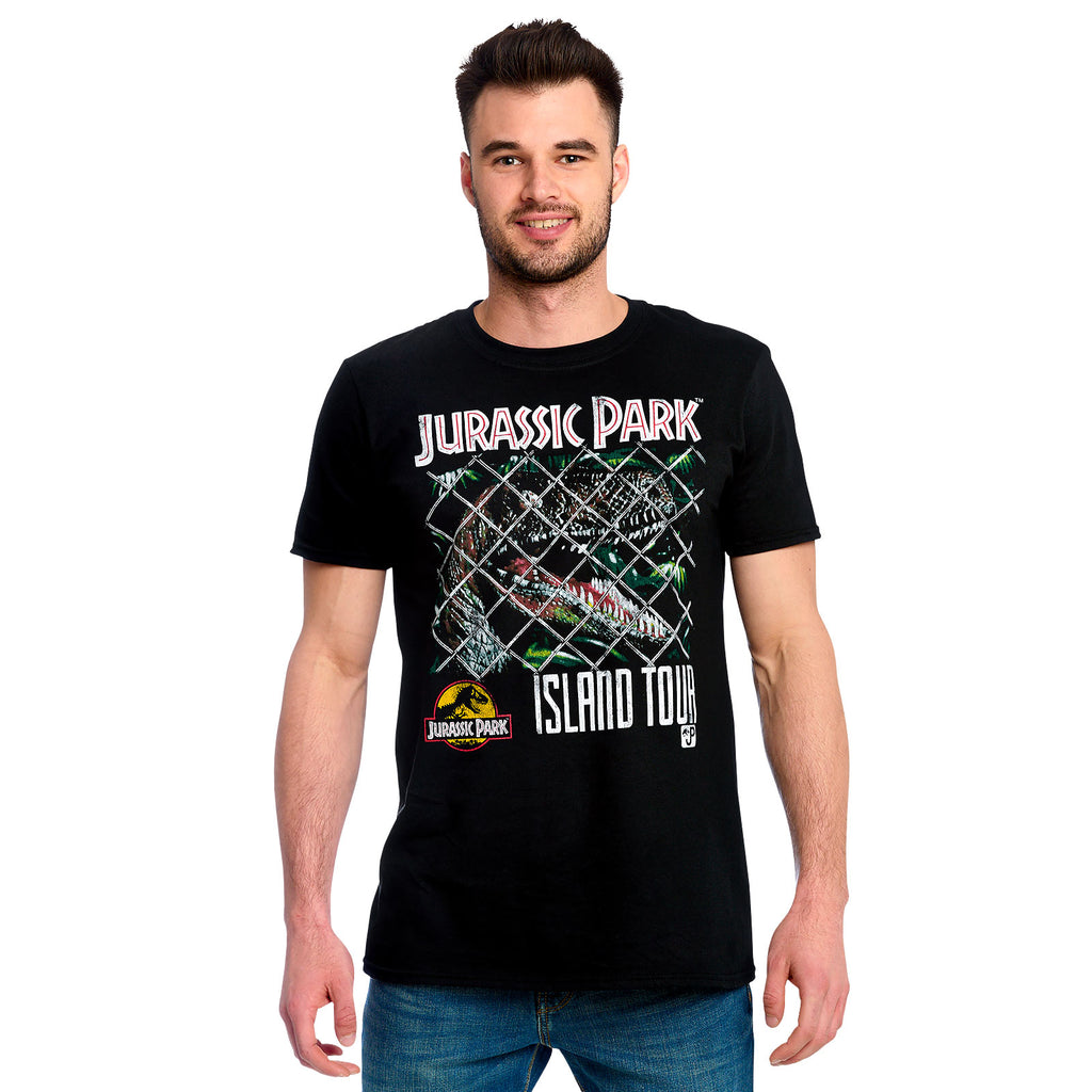 Productafbeelding Jurassic Park - Island Tour T-Shirt Zwart