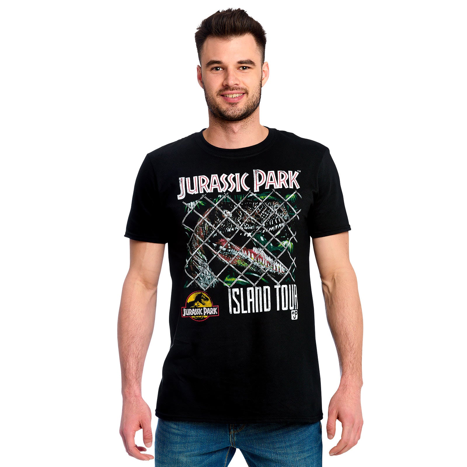 Productafbeelding Jurassic Park - Island Tour T-Shirt Zwart